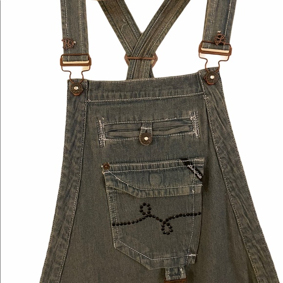 ๐HOST PICK๐ RARE Luxirie by LRG Jeweled Overalls - Picture 12 of 16